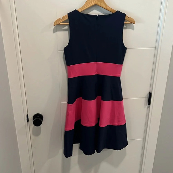 Banana Republic blue and pink dress size  4 - Picture 6 of 9